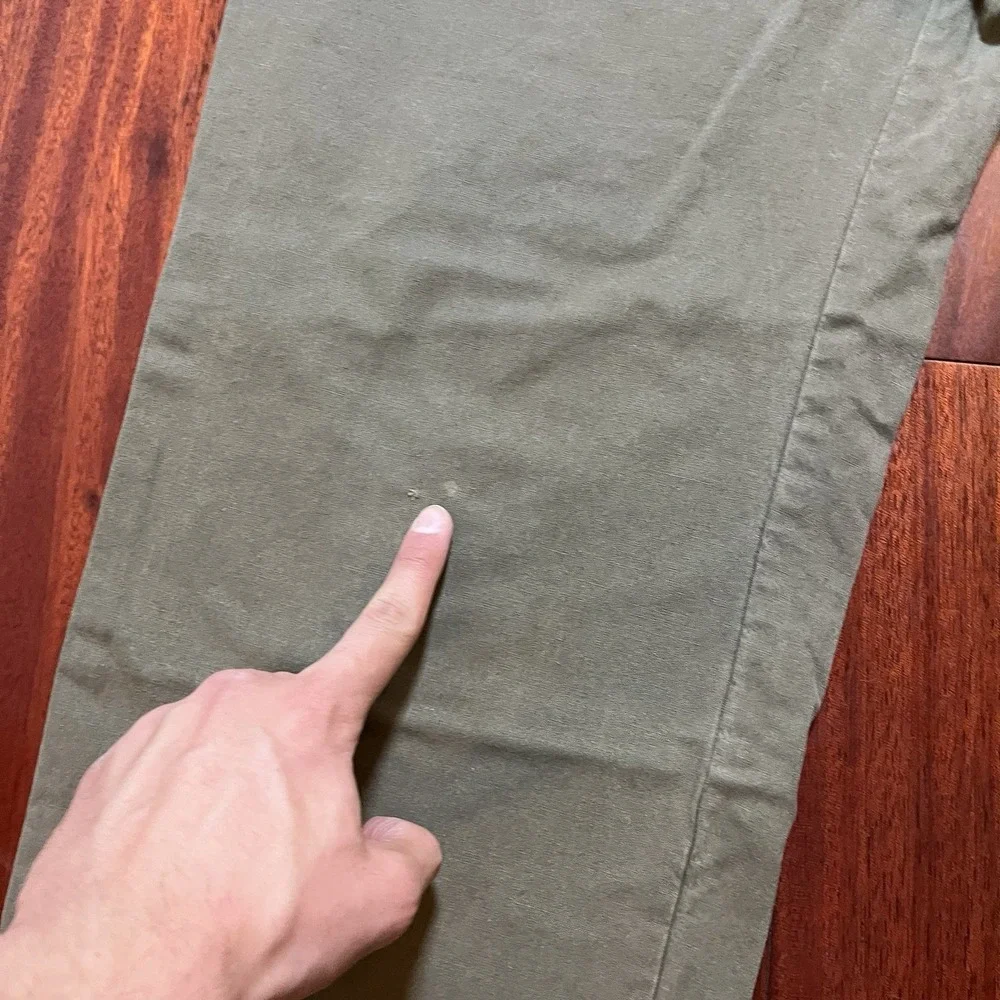 Banana Republic Pants Mens 34R 34x30 Button Fly Painter Baker Military 90s Y2K *
